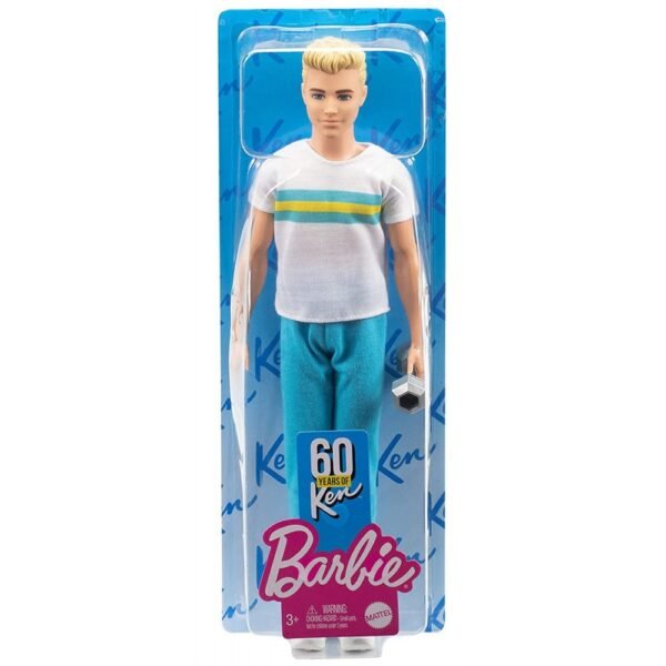 Papusa Barbie By Mattel Ken Aniversar 60 Ani Grb43 - Imagine 6