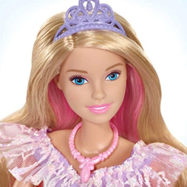 Papusa Barbie By Mattel Dreamtopia Printesa In Rochie De Bal Cu Accesorii - Imagine 3