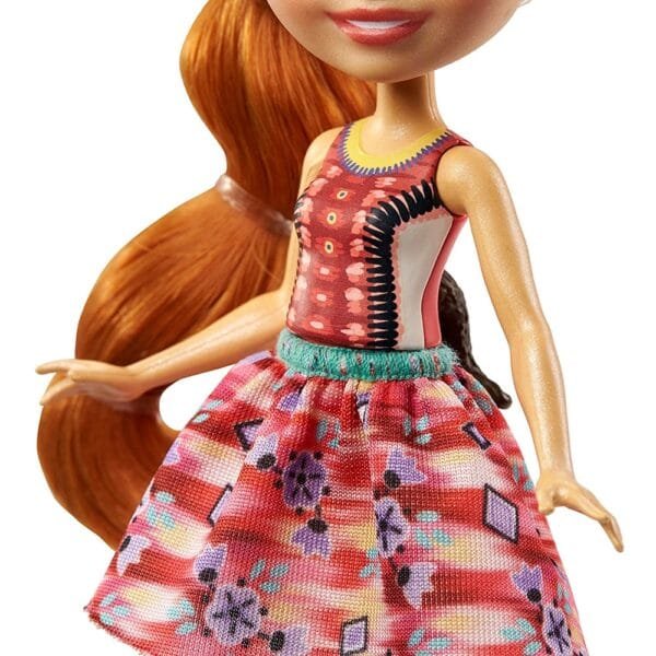 Papusa Enchantimals By Mattel Gabriela Gazelle Cu Figurina Racer - Imagine 4