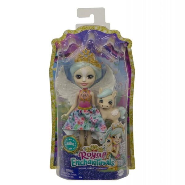 Papusa Enchantimals By Mattel Paolina Pegasus Cu Figurina Wingley - Imagine 5