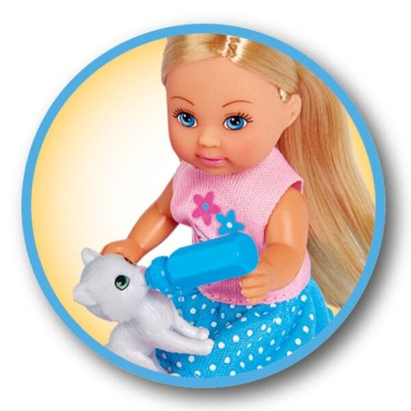 Papusa Simba Evi Love Cat Buggy 12 Cm Cu 2 Figurine Si Accesorii - Imagine 3