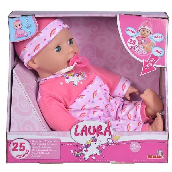 Papusa Simba Laura Tickle Baby 38 Cm - Imagine 5