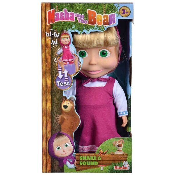 Papusa Simba Masha And The Bear, Masha Shake &Amp; Sound 30 Cm - Imagine 5