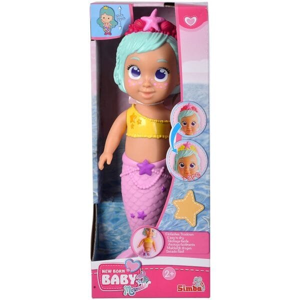 Jucarie De Baie Simba New Born Baby Mermaid 30 Cm - Imagine 10