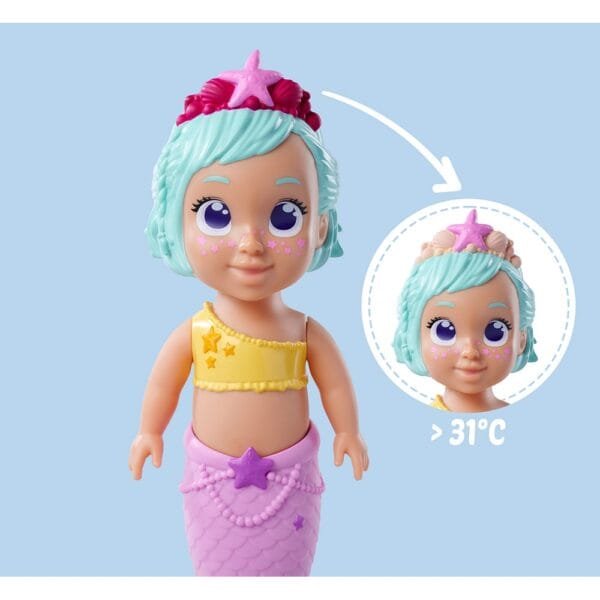 Jucarie De Baie Simba New Born Baby Mermaid 30 Cm - Imagine 7