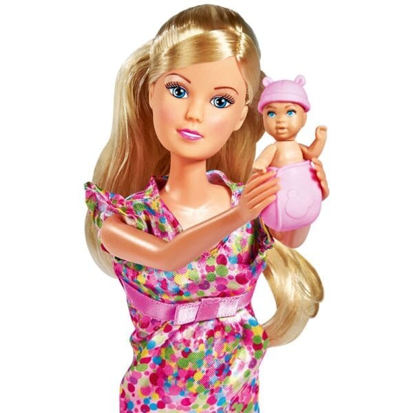 Papusa Simba Steffi Love Baby Surprise 29 Cm Cu Accesorii - Imagine 8
