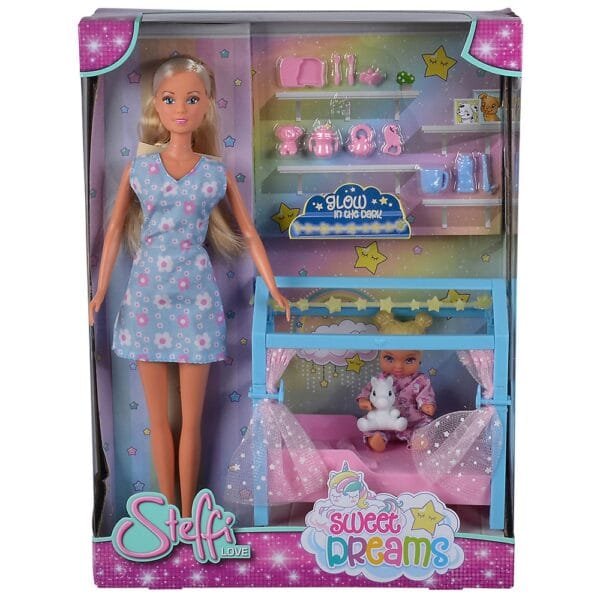 Papusa Simba Steffi Love Sweet Dreams 29 Cm Cu Accesorii - Imagine 8