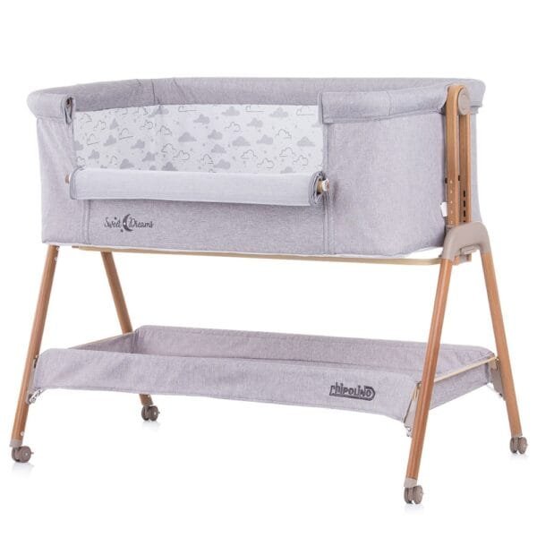 Patut Co-Sleeper Chipolino Sweet Dreams Grey Wood - Imagine 2