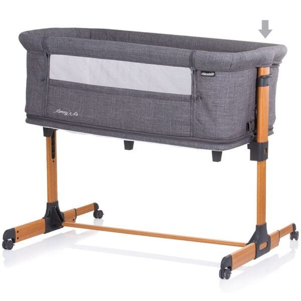 Patut Co-Sleeper Si Tarc Chipolino Mommy 'N Me Graphite Wood - Imagine 5