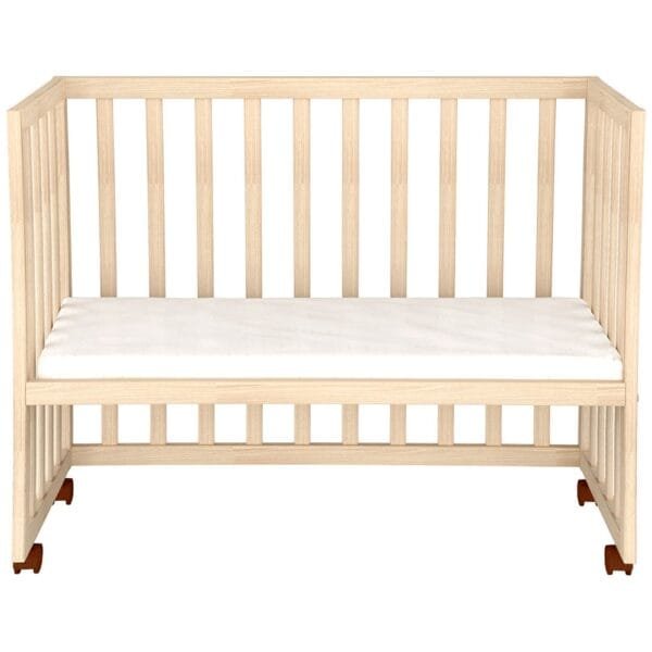 Patut Copii Din Lemn Co-Sleeper Hubners Eva 94X46 Cm Natur - Imagine 7