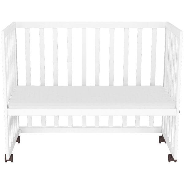 Patut Copii Din Lemn Co-Sleeper Hubners Matei 94X46 Cm Alb - Imagine 7