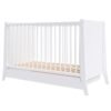 Patut Copii Din Lemn Hubners Cosmo 120X60 Cm Alb Cu Sertar 1 I Best Buy Babys