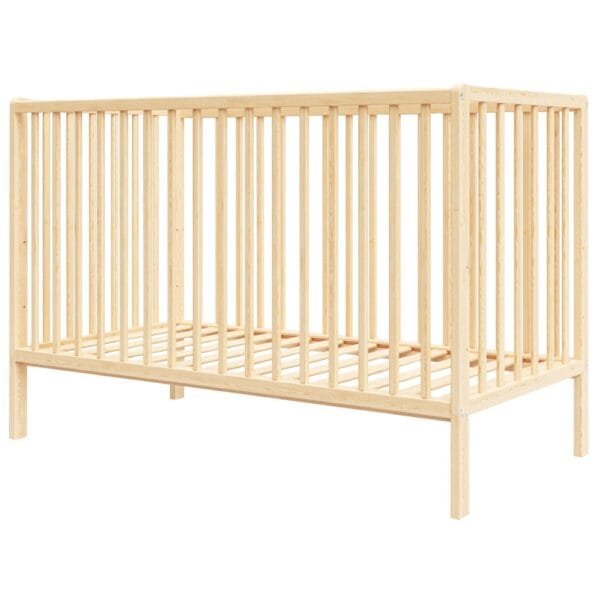 Patut Copii Din Lemn Hubners Dominic 120X60 Cm Natur