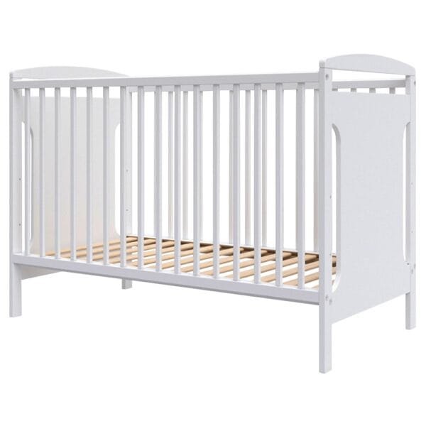 Patut Copii Din Lemn Hubners Karly 120X60 Cm Alb