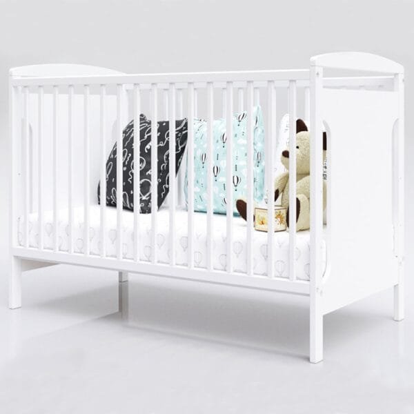 Patut Copii Din Lemn Hubners Karly 120X60 Cm Alb - Imagine 4