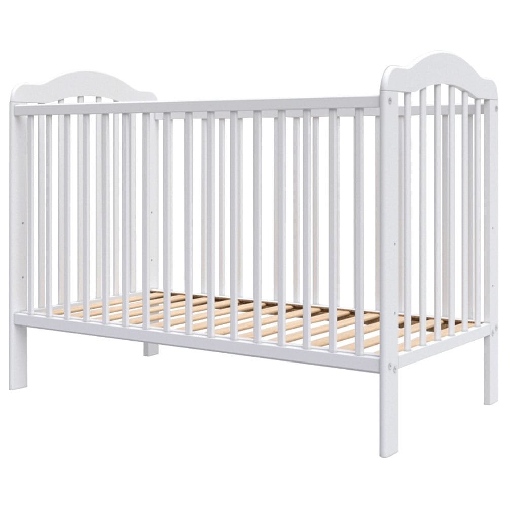 Patut Copii Din Lemn Hubners Lizett 120X60 Cm Alb 2 Patut Copii Din Lemn Hubners Lizett 120X60 Cm Alb