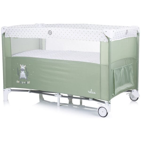 Patut Pliabil Chipolino Relax Aloe Cu Laterala Culisanta - Imagine 3