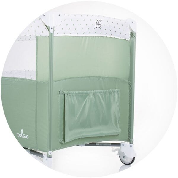 Patut Pliabil Chipolino Relax Aloe Cu Laterala Culisanta - Imagine 5