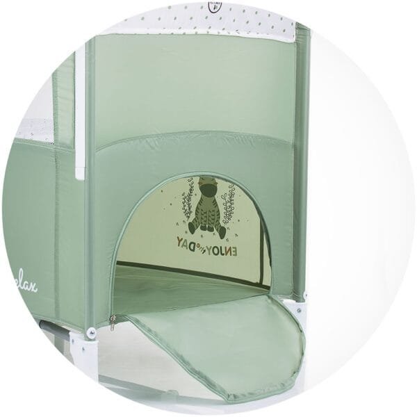 Patut Pliabil Chipolino Relax Aloe Cu Laterala Culisanta - Imagine 6