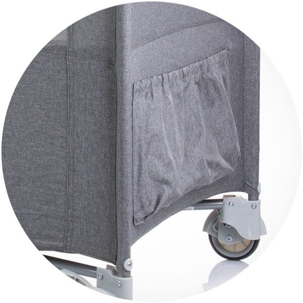 Patut Pliabil Chipolino Relax Glacier Linen Cu Laterala Culisanta - Imagine 6