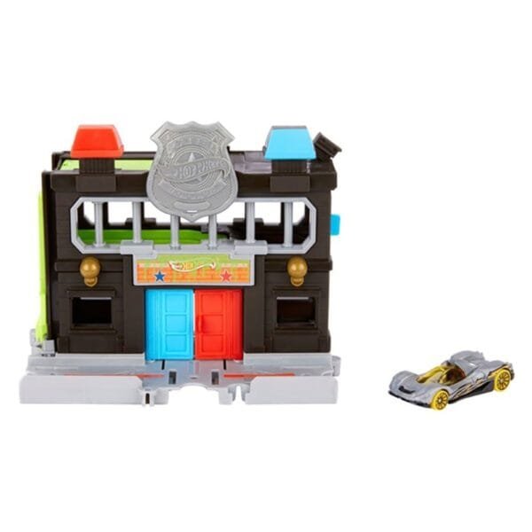 Pista De Masini Hot Wheels By Mattel City Downtown Police Station Cu Masinuta