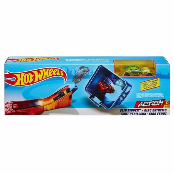 Pista De Masini Hot Wheels By Mattel Flip Ripped Cu 1 Masinuta - Imagine 4