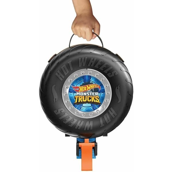 Pista De Masini Hot Wheels By Mattel Monster Truck Stunt Tire Cu 2 Masinute - Imagine 6