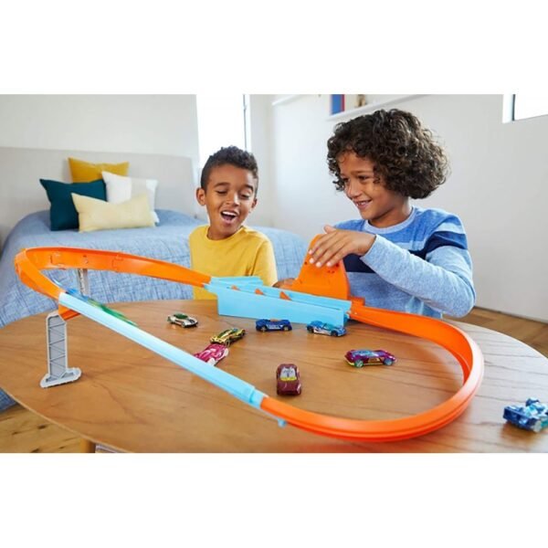 Pista De Masini Hot Wheels By Mattel Rapid Raceway Champion Cu Masinuta - Imagine 4