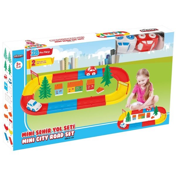 Pista De Masini Pilsan Mini City Cu 2 Masinute - Imagine 2