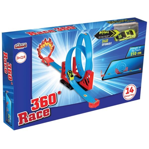 Pista De Masini Pilsan Race 360 Blue Cu Masinuta - Imagine 2