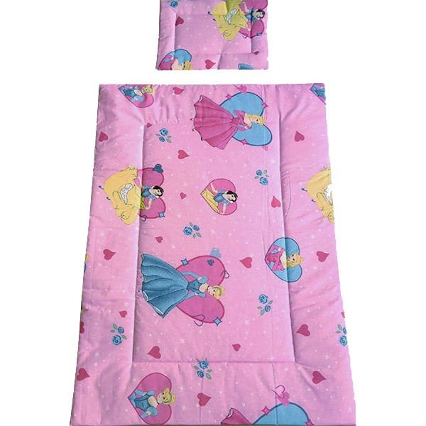 Lenjerie Patut Hubners Princess 4 Piese Roz 4 Lenjerie Patut Hubners Princess 4 Piese Roz - Imagine 3