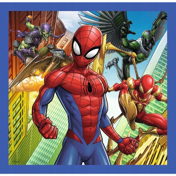 Set Puzzle 3 In 1 Trefl Marvel Spider Man, Forta Paianjenului, 1X20 Piese, 1X36 Piese, 1X50 Piese - Imagine 3