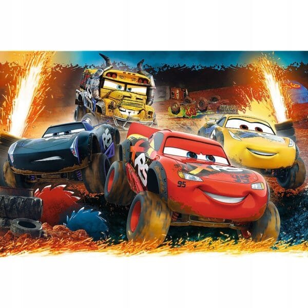 Puzzle Trefl Disney Cars, Cursa Extrema 100 Piese - Imagine 2