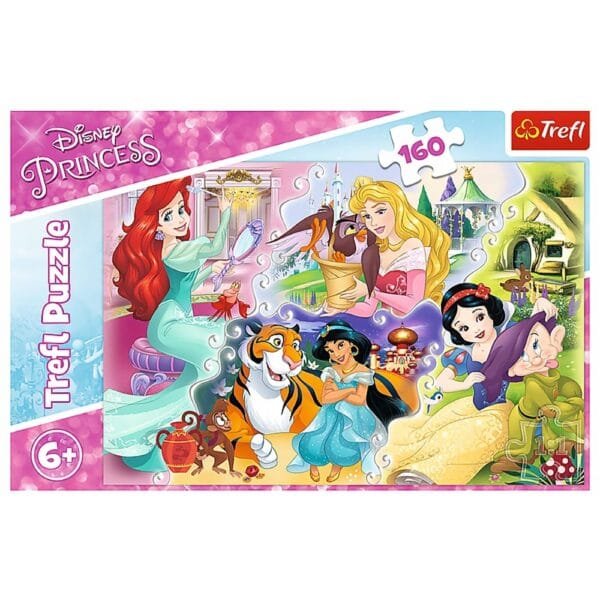 Puzzle Trefl Disney Princess, Printesele Si Prietenii Lor 160 Piese - Imagine 2