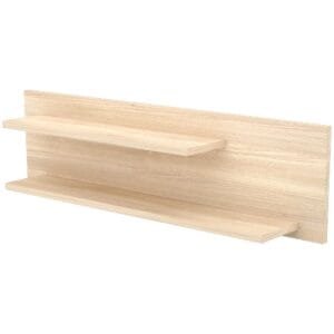 Raft Dublu De Perete Hubners Eva 100 Cm Natur