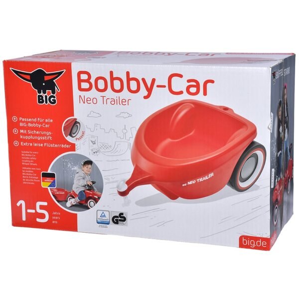 Remorca Big Bobby Car Neo Red - Imagine 6