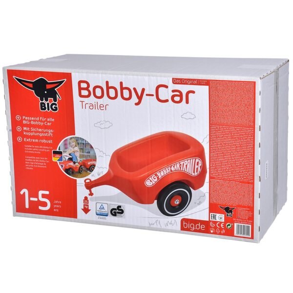 Remorca Big Bobby Car Red - Imagine 4