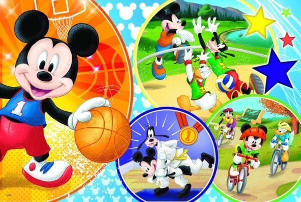 Puzzle Trefl Maxi Disney Mickey Mouse, E Timpul Pentru Sport 24 Piese - Imagine 3
