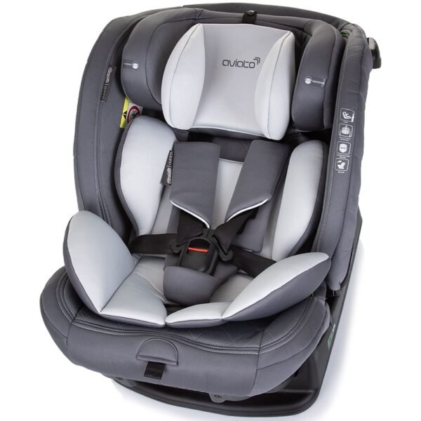 Scaun Auto Chipolino Aviato I-Size 40-150 Cm Ash Grey - Imagine 6