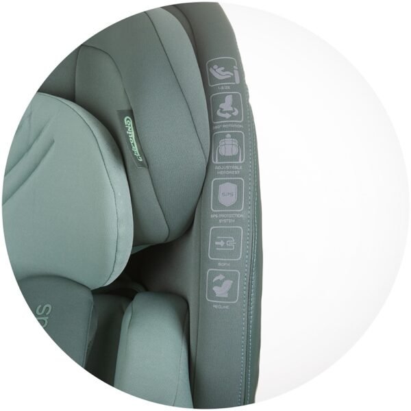 Scaun Auto Chipolino Maximus I-Size 40-150 Cm Pastel Green Cu Sistem Isofix - Imagine 12
