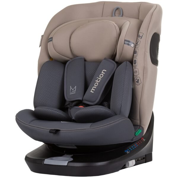 Scaun Auto Chipolino Motion I-Size 40-150 Cm Macadamia Cu Sistem Isofix
