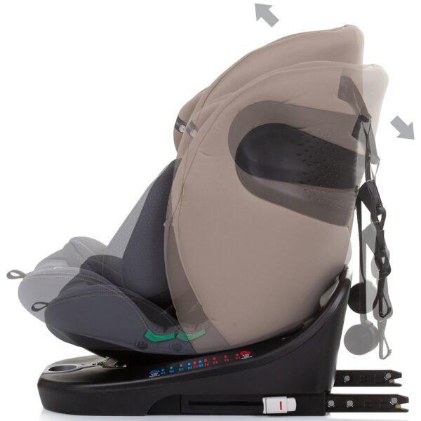 Scaun Auto Chipolino Motion I-Size 40-150 Cm Macadamia Cu Sistem Isofix - Imagine 5