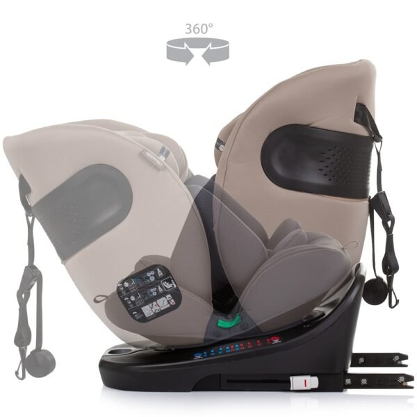 Scaun Auto Chipolino Motion I-Size 40-150 Cm Macadamia Cu Sistem Isofix - Imagine 7