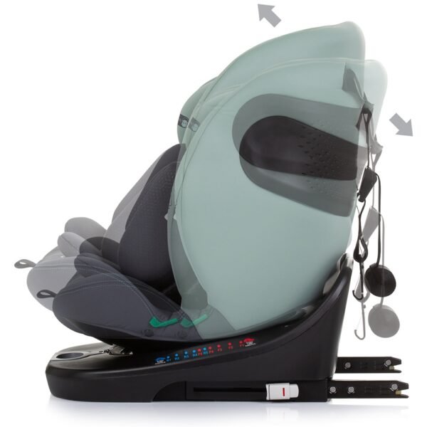 Scaun Auto Chipolino Motion I-Size 40-150 Cm Pastel Green Cu Sistem Isofix - Imagine 5