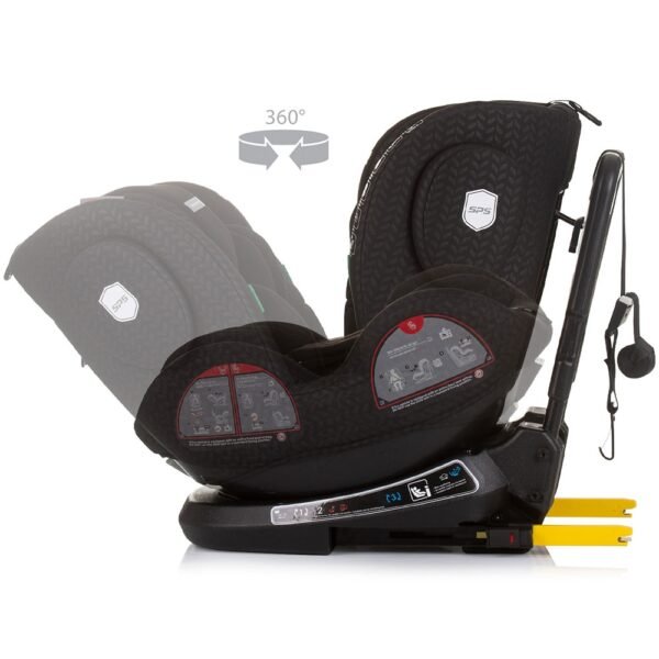 Scaun Auto Chipolino Peak I-Size 40-150 Cm Obsidian Cu Sistem Isofix - Imagine 6