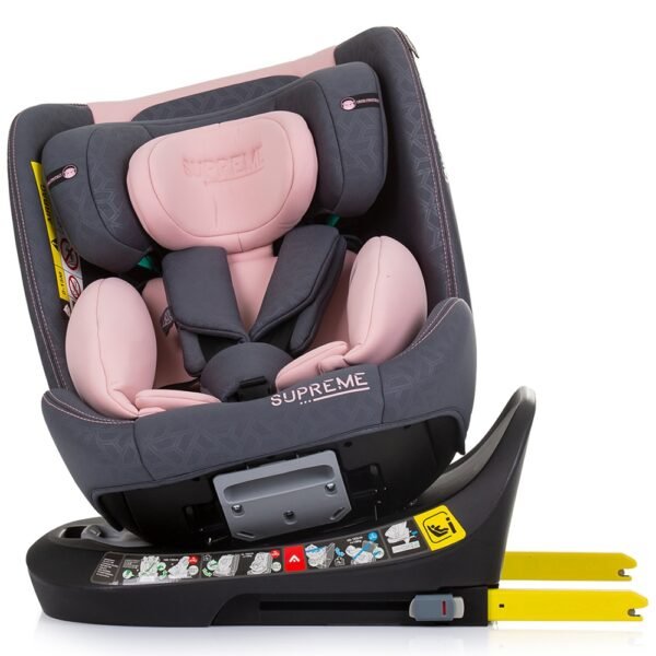Scaun Auto Chipolino Supreme I-Size 40-150 Cm Cu Sistem Isofix Flamingo - Imagine 6