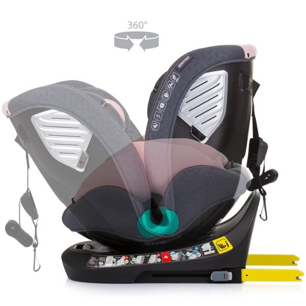 Scaun Auto Chipolino Supreme I-Size 40-150 Cm Cu Sistem Isofix Flamingo - Imagine 7