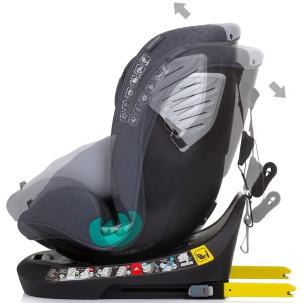 Scaun Auto Chipolino Supreme I-Size 40-150 Cm Cu Sistem Isofix Granite - Imagine 5