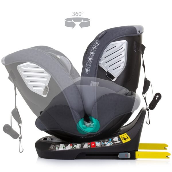 Scaun Auto Chipolino Supreme I-Size 40-150 Cm Cu Sistem Isofix Granite - Imagine 7