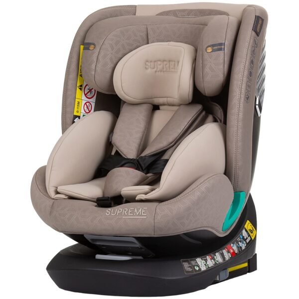 Scaun Auto Chipolino Supreme I-Size 40-150 Cm Cu Sistem Isofix Macadamia